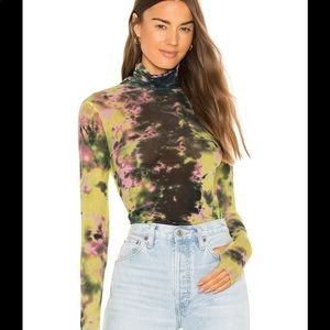 NWT AFRM Mesh Turtleneck Size XS